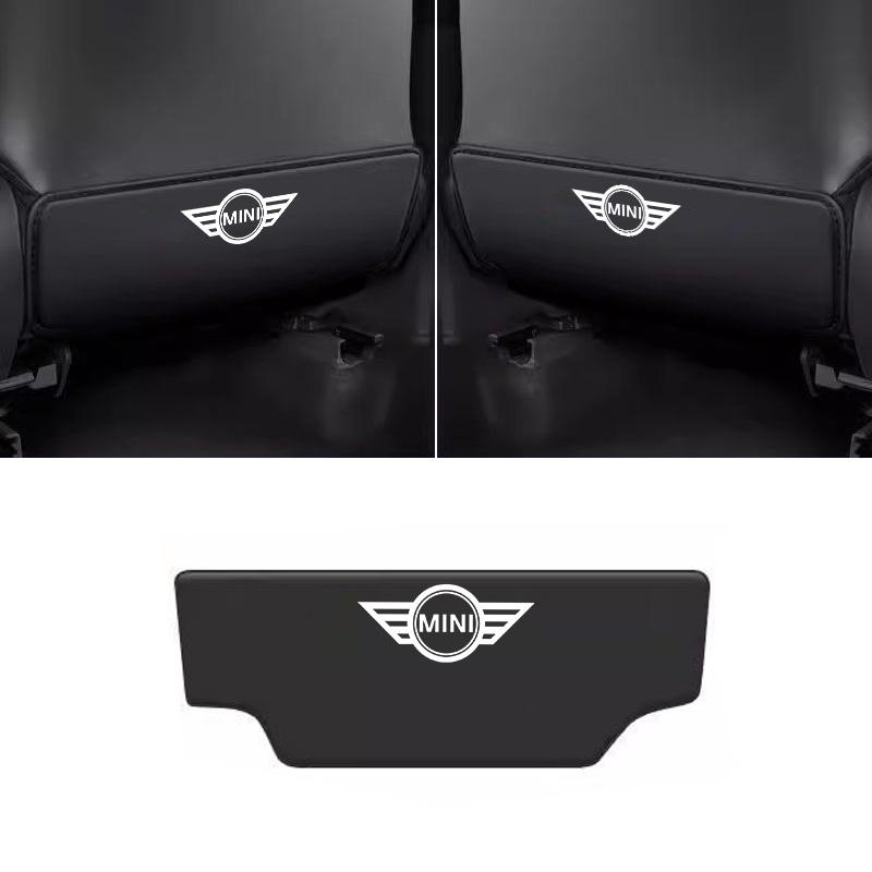 Leather Car Seat Back Protector Mat Prevent Dirty Anti Kick Pad For BMW MINI Cooper F54 F55 F56 F57 R50 R51 R52 R53 R54 R55 R56