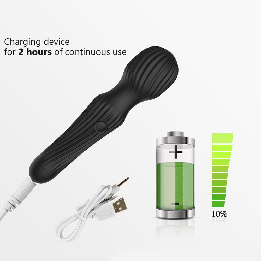 10 rychlostních výkonných velkých vibrátorů pro ženy Kouzelná hůlka Masážní tělo Sexuální hračka pro ženy klitoris stimulující ženské sexuální produkty