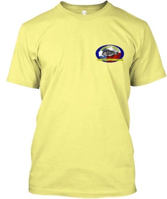 

2 Cool Fishing Front And Back Logo Tees Totally Texas TTshirt Made in USA S-5XL 3XL
