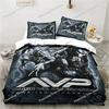 Alien Vs. Predator Predator Movie Bedding Set Single Double Queen King Size Duvet Cover Adult Boys Bedroom Bedspread Luxury Gift