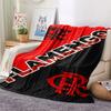 1PC Clube De Regatas Do Flamengo Patterned Flannel Blanket Suitable For All Seasons for Home Decor Warmth and Comfort Gifts Holiday Present