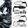 Honda, Kawasaki, Suzuki, Yamaha & Harley Cruiser Retro Motorcycle Rearview Mirrors