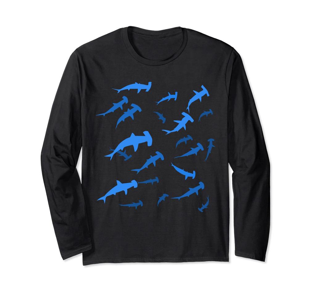 Hammerhead Shark Under the Sea Long Sleeve T-shirt