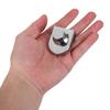 2Pcs Glass Jewelry Case Lock No Drill High Strength Alloy Showcase Cabinet Lock Silver for Glass Under 8Mm Mall Display Security