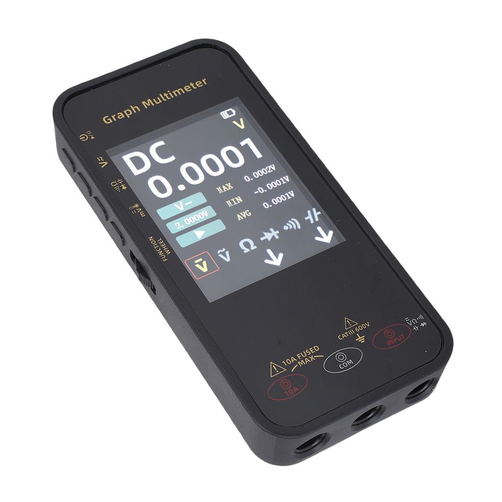 Smart Multimeter 3.2 Inch Screen Anti Burning 20000 Counts Voltage Resistor Temperature Capacitance Meter
