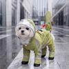 Popular Dog Raincoat Small And Medium-sized Dog Rainy Day Outdoor Clothes Teddy All Inclusive Waterproof Four Legged Clothes