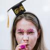 Non-slip Graduation Headband Celebrate Doctor Hat Hair Hoop  Elementary School