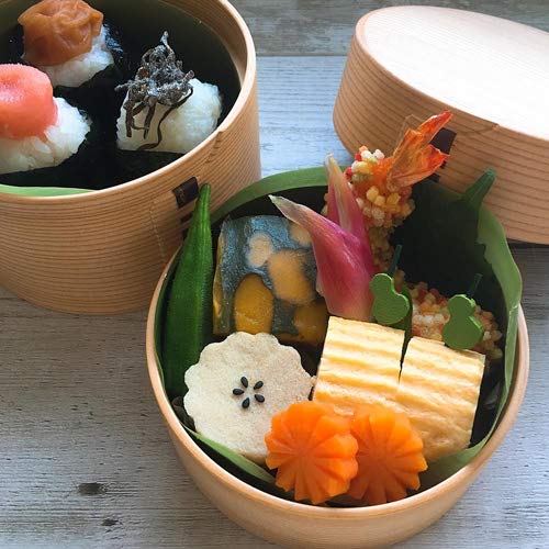 Odate Kogeisha Magewappa Bento Double Round Bento 2 Akita Cedar Box, Box, Tiers,