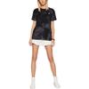 (WMNS) Converse Washed Retro Casual Short Sleeve Black Women's 10021466-A01