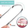 3PCS Tongue Scraper, Stainless Steel Tongue Scrapers, Tounge Scraper Cleaner, Professional Tongue Brush,Tongue Coating Remover