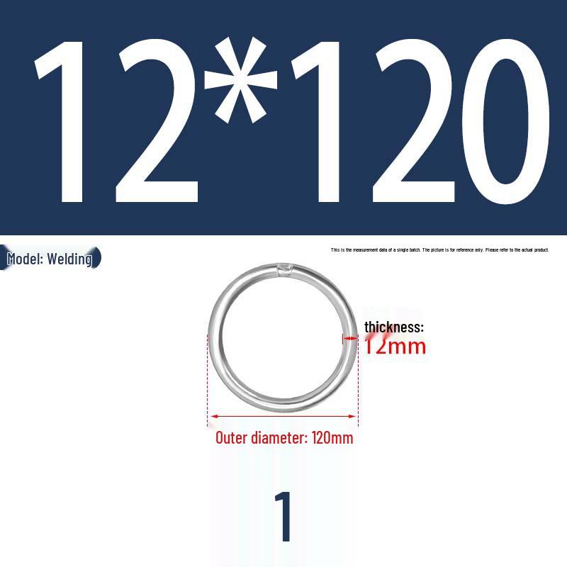 304 Stainless Steel Seamless O-Ring for Lifting and Hammock Yoga Connection