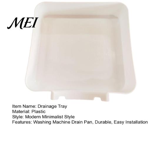 Under Washer Catch Basin Washing Machine Drain Pan, Heavy Duty Leak Proof Drainage Water Damage Prevention Tray Tray, Floor Protection for Front Load
