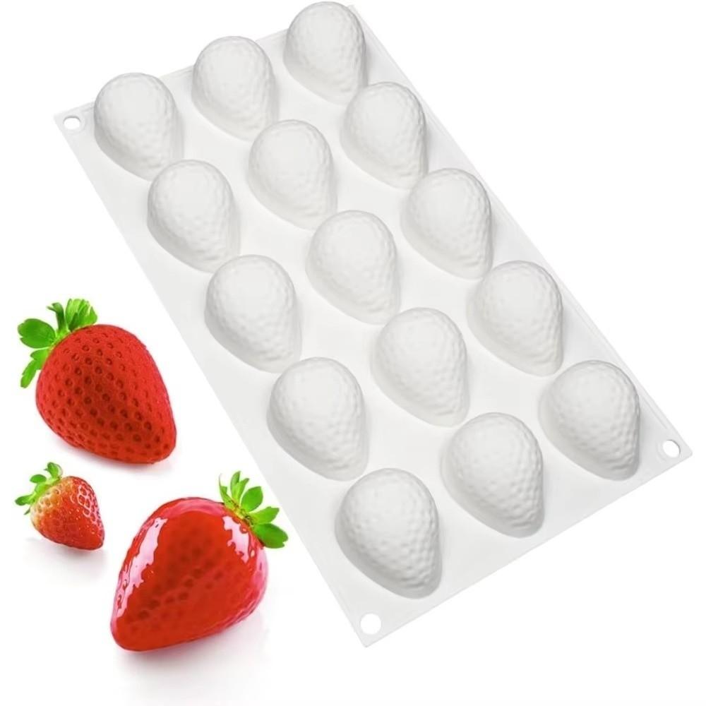 Silicone Pear Peach Cake Mold Non-toxic Mousse Cake Molds Jelly Pudding Mold  Household