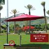 3M Cantilever Outdoor Patio Umbrella with Sun & Rain Protection