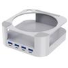 Mini Docking Station for 2024 Mac Mini M4 Computer USB Hub Desktop Stand USB Port Hub for Mac Mini M4 Pro PC Accessories