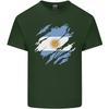 Torn Argentina Flag Argentinian Day Football Unisexs Light Cotton Tshirt