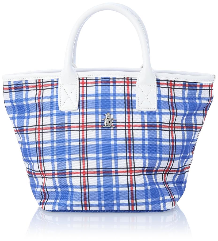 [Munsingwear] Cart Bag Tartan Check Everyday Use Stylish Golf MQAXJA46 BL00 (Blue)