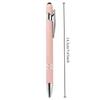 Xiaomi Metal-sprayed Ballpoint Pen Aluminum Pole Beauty Pen Capacitive Stylus Anti-skid School Supplies Students' School Writing Pen