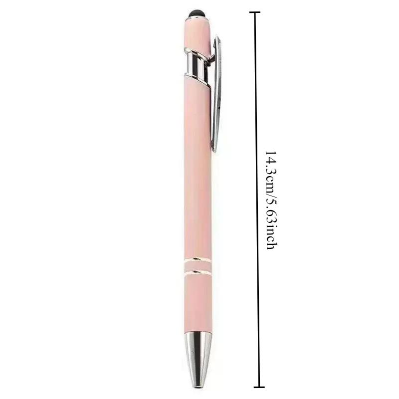Xiaomi Metal-sprayed Ballpoint Pen Aluminum Pole Beauty Pen Capacitive Stylus Anti-skid School Supplies Students' School Writing Pen