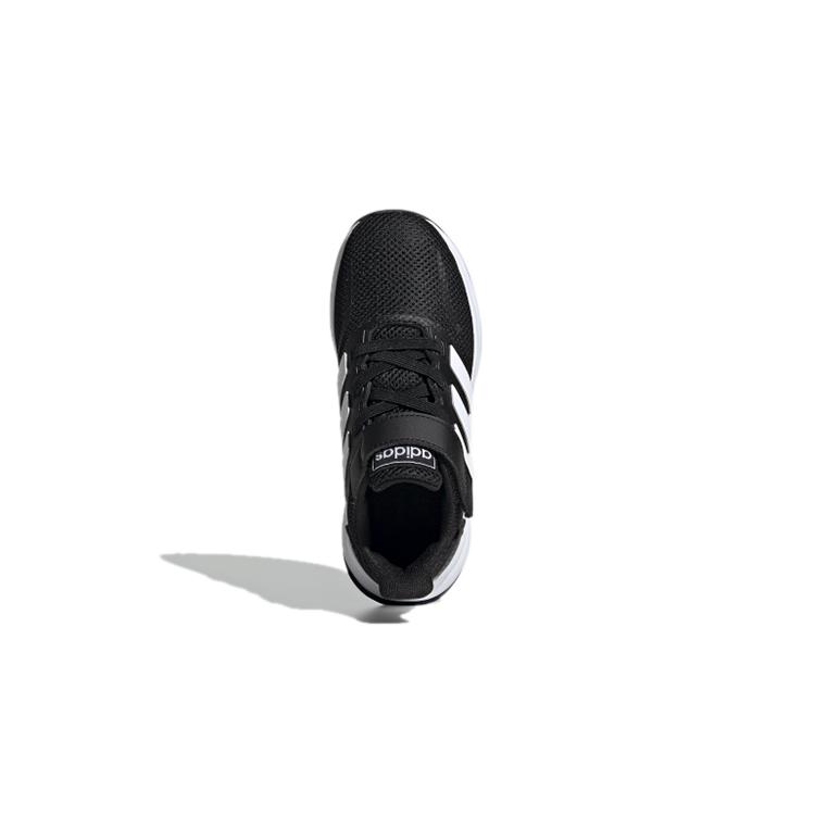 adidas Neo Runfalcon Run Falcon Slip Resistant Abrasion Resistant Low Top Running Shoes Black White EG1583