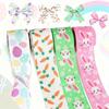 Spring Easter Cartoon Easter Egg Ribbon DIY Bow Gift Box Packaging Ribbon Party