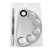Stainless Steel Nail Art & Makeup Mixing Palette