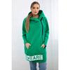 Hooded Sports Fleece Sweatshirt Casual Long-sleeved Zipper Women's Plus-size Solid Color Coat