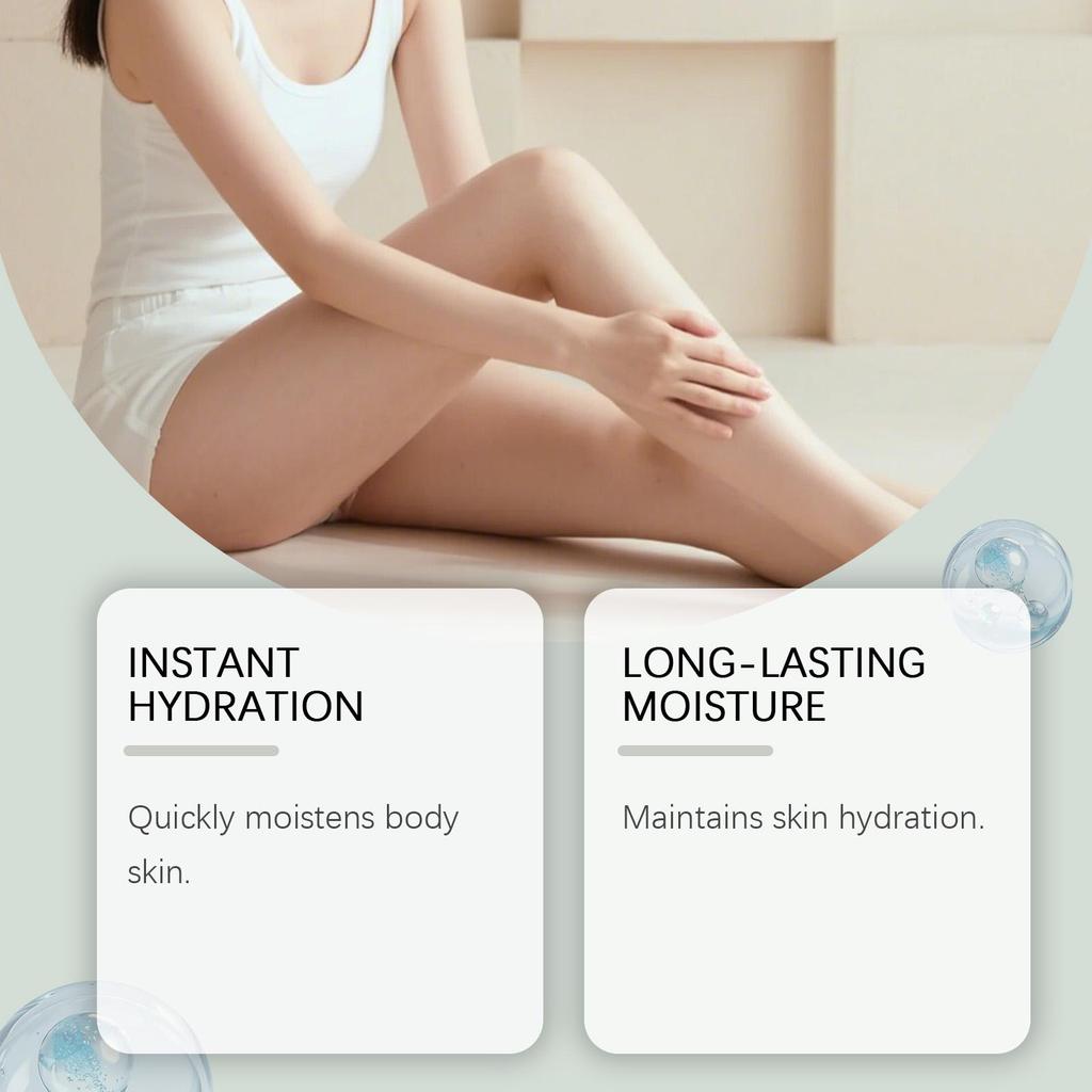Deep Hydration Hyaluronic Acid Body Serum, Fragrance-Free Moisturizer for Sensitive Skin, Intense Moisture for Arms Legs Torso