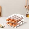 Automatic Rolling Egg Dispenser 1/2/3 Layer Egg Storage Bin Holds 18/32/54 Eggs Sliding Egg Organizer  for Refrigerator