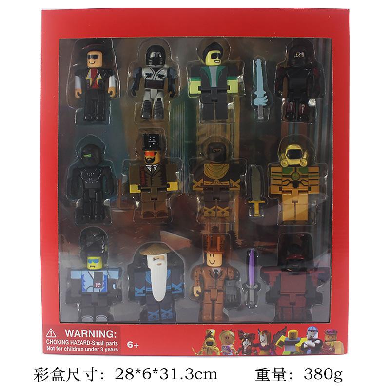 Roblox Action Figures 12 Pcs 2.5 To 3 Inch Collectible Virtual Game Character Toys With Accessories Box Set For Kids Collectors