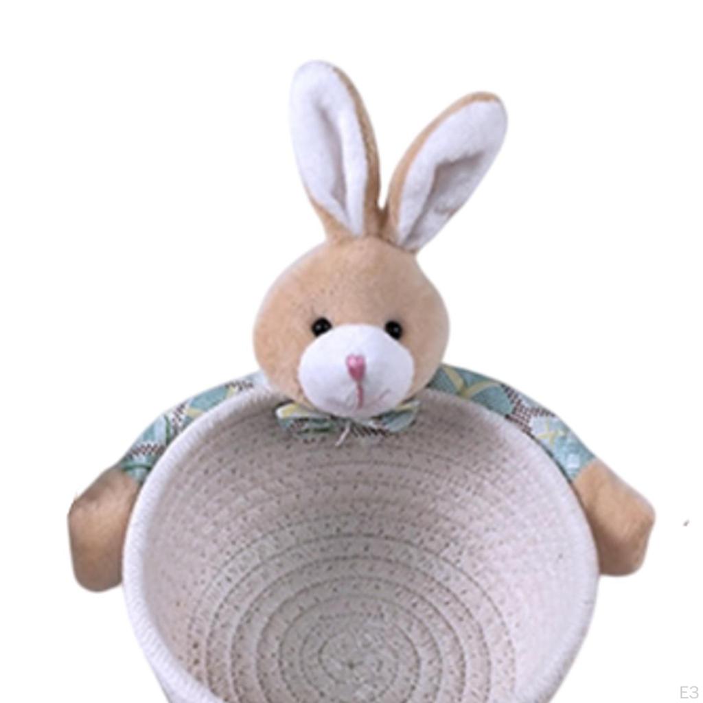 Cartoon Bunny Storage Container, for Nursery And Living Room
