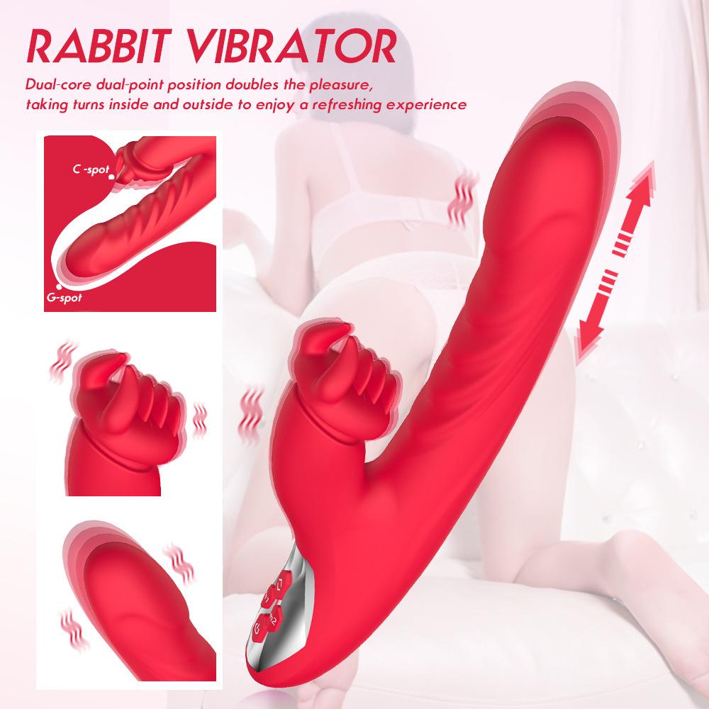 Aizhi Mei Lambo Vibrator: 10-Frequency Automatic Vibration & 3-Frequency Telescopic Female Pleaser