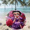 doll Print Umbrella Automatic Opening/ Closing - Portable Foldable Design - Daily use for Travel/Outdoor - Gift for Birthday