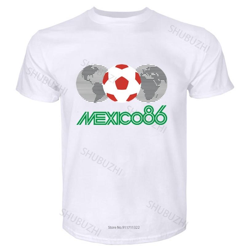 mens short sleeve t shirt Mexico 86 T-Shirt  Cotton 1986 men's top tees fashion tee-shirt male summer tops