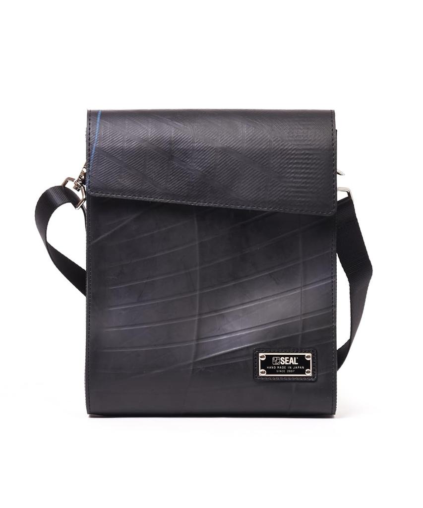 Seal Kiss Lock Quadratische Umhängetasche für Herren, Klickverschluss, Umhängetasche, Mini-Umhängetasche, Klein, Wasserdicht, PS-217BK