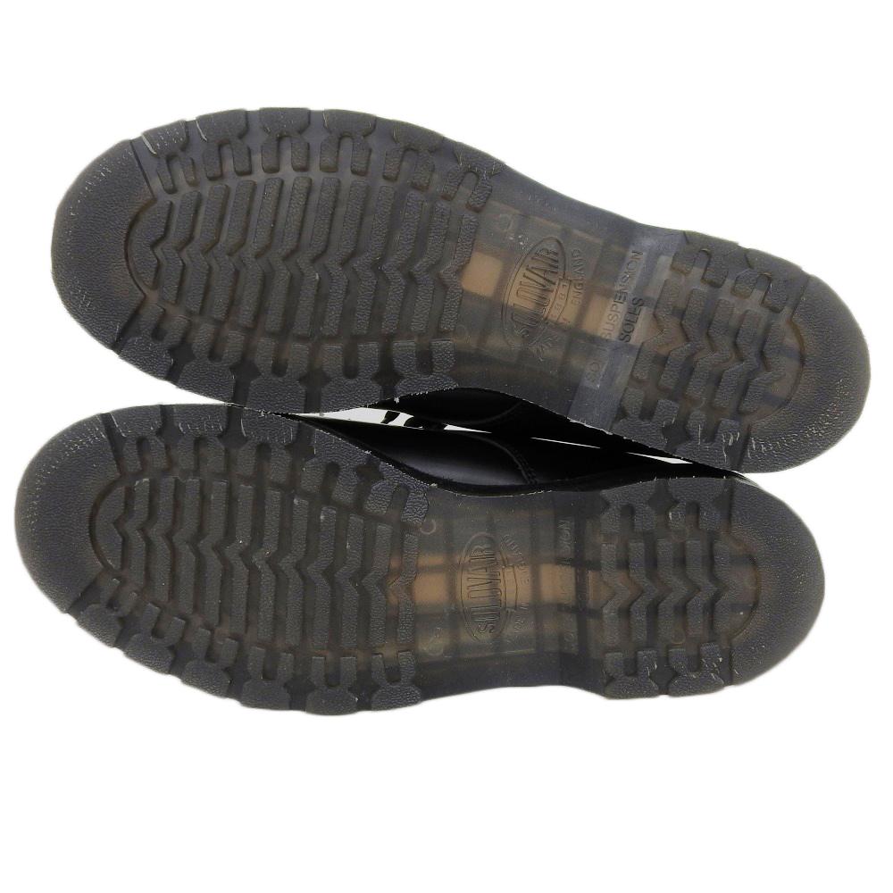 SOLOVAIR Excellent Condition Leather 3-eye Gibson Shoes for Men, Size 8 Shoes 8(UK) blackUsed