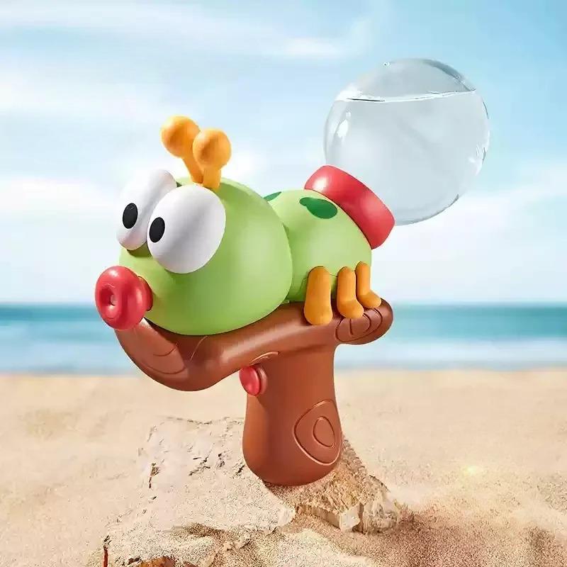 

Electric Water Gun for Kids Cartoon Ant Design with Transparent Bubble Chamber, Durable ABS Plastic, Pink Green, Ages 3+ ,Batteries Not Included) зелений