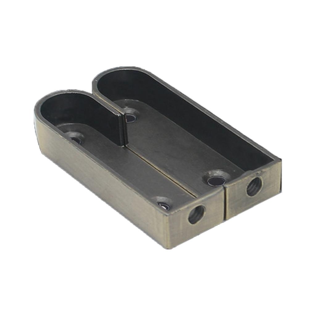 Flanșe Socket Robuste Portabile pentru Șină de Dulap pentru Dulap și Șină de Perdea Instalare Ușoară pentru Dormitor sau Magazin