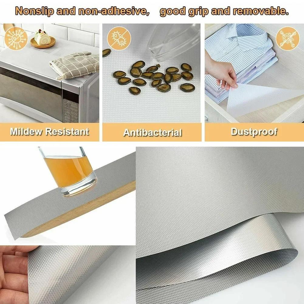 Room Home Kitchen Fridge Mats Washable Mat Pad Pad Washable Waterproof 45x29cm 5pcs Book Shelves Drawer Foldable