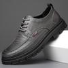 Fashion British Leather Business Men's Dress Shoes Spring Autumn Fashion Soft Sole Man Work Shoes Designer Fashion Casual Shoes Male