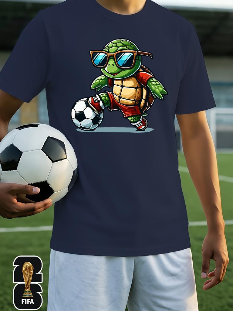 Men's Home Clothing Top [FIFA  Authorization] . 2026  Men's and Women's T-shirt,  Pattern Print, Trendy and Fashionable, Suitable for Beach Parties,