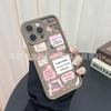 English label applies to Apple 16 mobile phone case iPhone15 transparent 14 airbag 13promax12 advanced