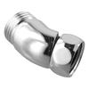 Compatible Shower Head Adapter For Home Bathroom Accessory Chrome Chrome Shower Connector Flexible Bathing Options