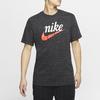 Nike Sportswear Heritage Letter Logo Print Short Sleeve T-Shirt Men Tops Black CK2382-010