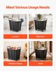 Laundry Cart, Rolling Grocery Utility Cart with Waterproof Liner & Swivel Wheels, 118 KG Large Load Capacity, Heavy Duty Shopping Basket for Laundry,