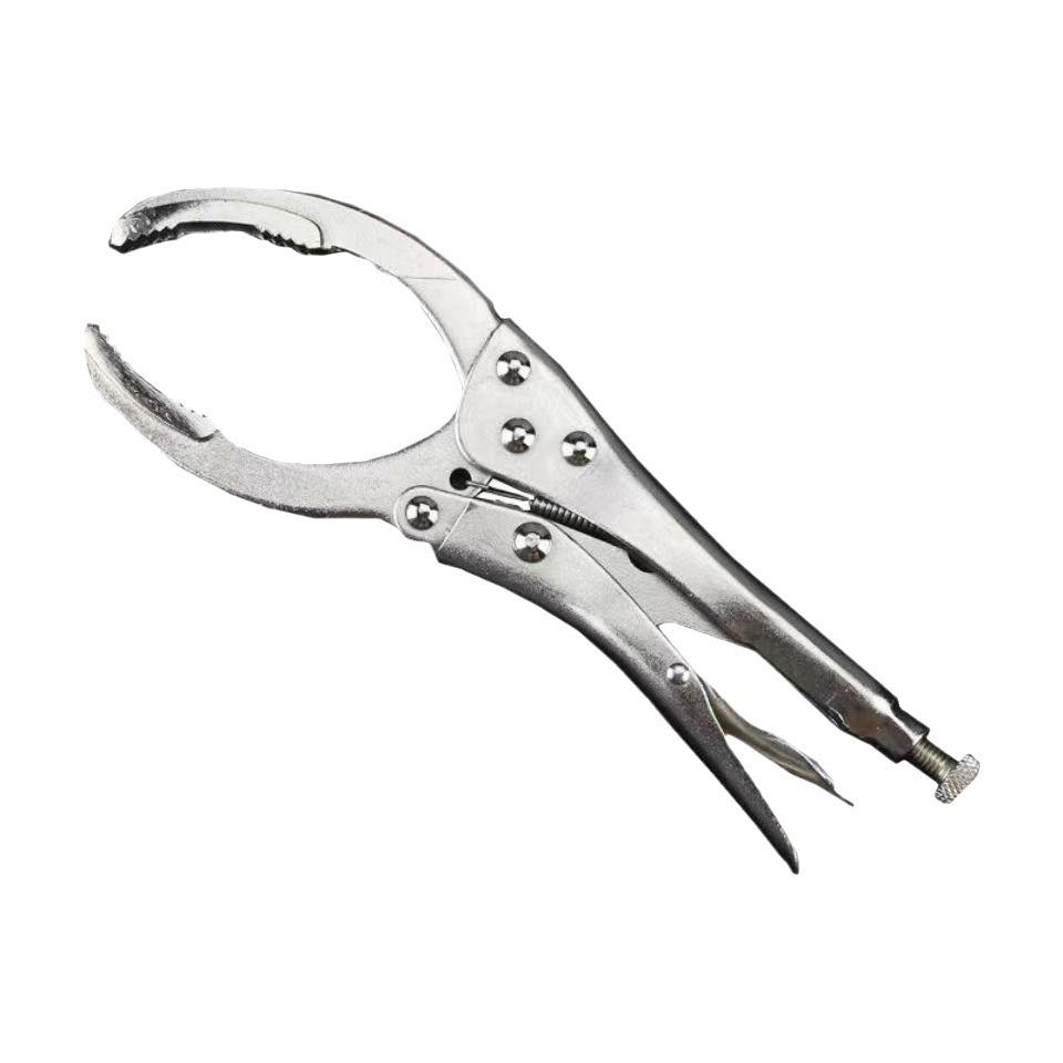 Heavy-Duty Pliers-Type Oil Filter Wrench for Car Maintenance