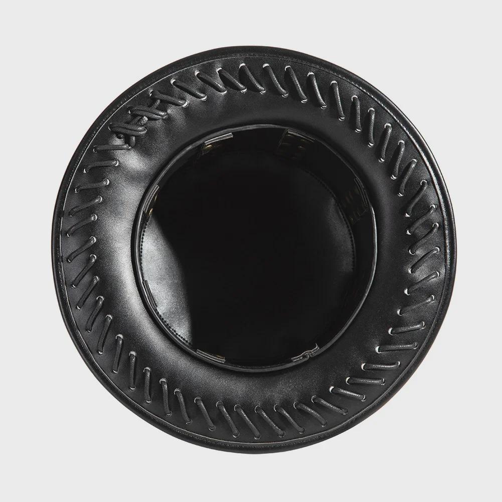 Unisex Halloween Plague Doctor Punk Hat - European/American Style PU Magic Hat for Costumes and Dance Accessories