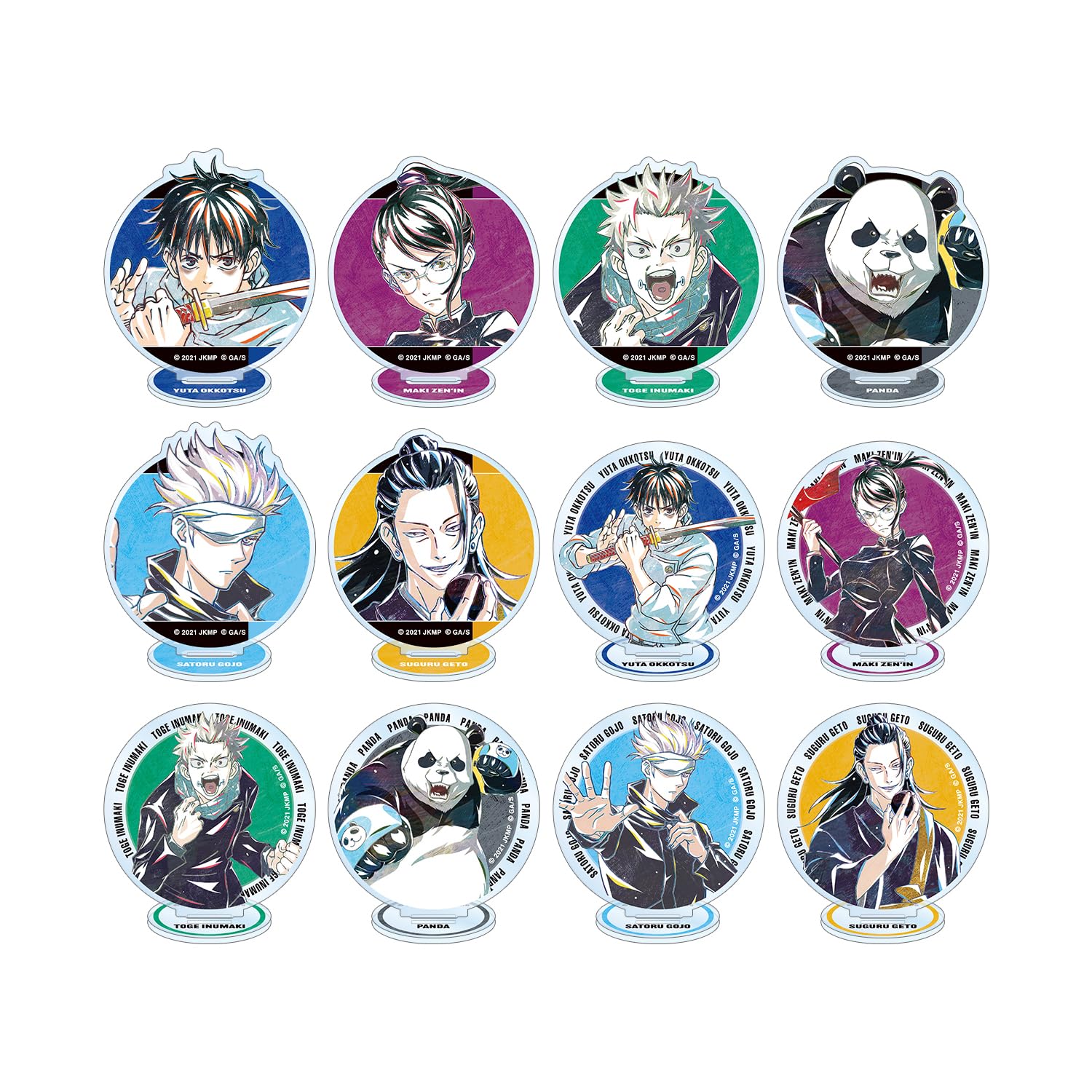 

Jujutsu Kaisen 0 the Movie Trading Ani Art 2nd Edition Acrylic Stands Box of 12