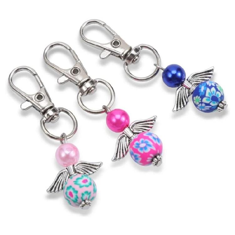 30pcs Angel Keychain Decorative Charm Children Girl Boy Schoolbag Backpack