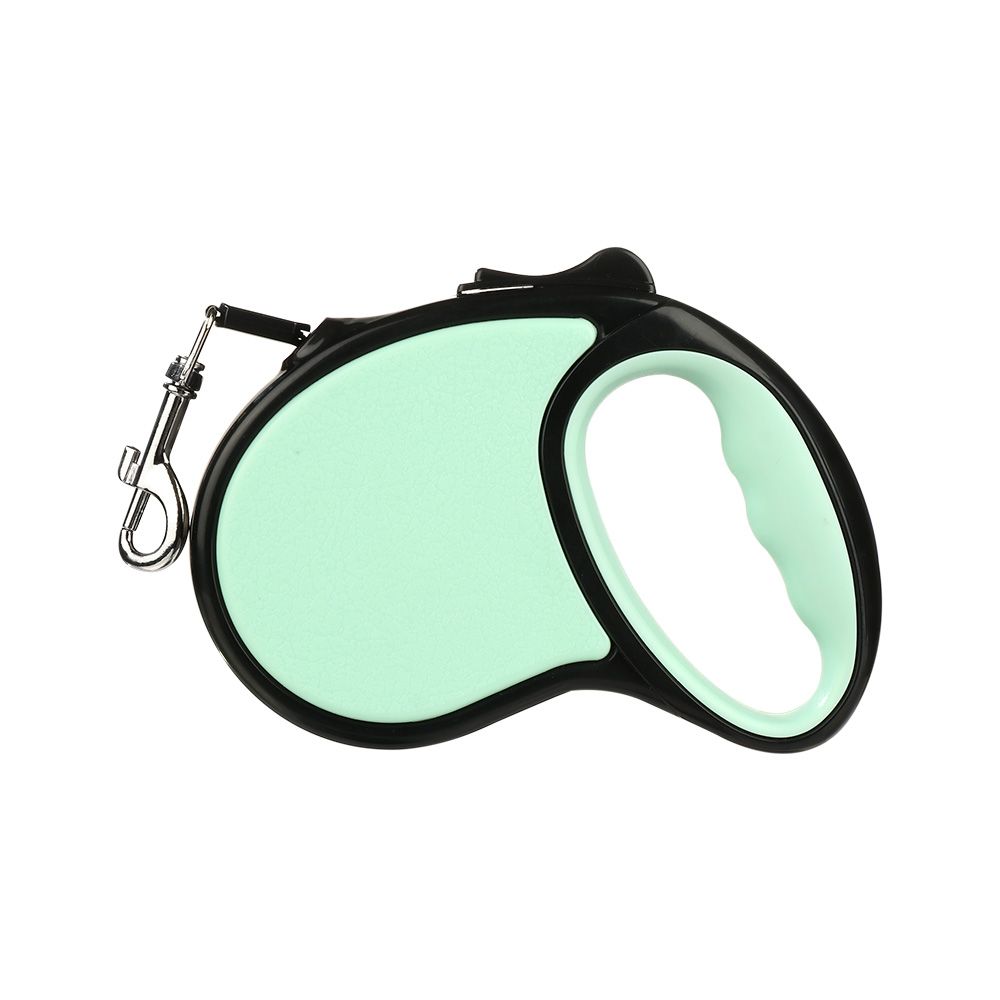 5m Length Retractable Dog Leash Small Size Candy Color Nylon Dog Leash Automatic Extending Retractable Mechanism Pet Leash 30cm зелёный